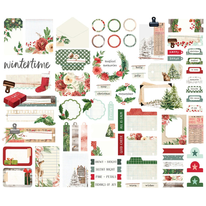 Simple Stories Simple Vintage Evergreen Memories - Journal Bits & Pieces
