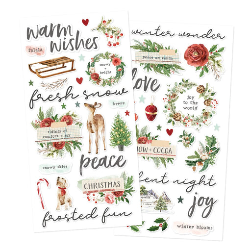 Simple Stories Simple Vintage Evergreen Memories - Foam Stickers