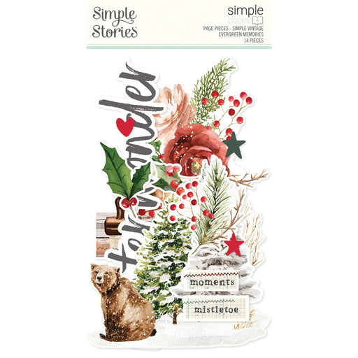 Simple Stories Simple Vintage Evergreen Memories - Page Pieces