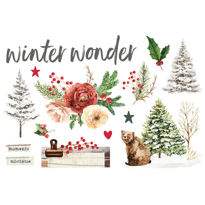 Simple Stories Simple Vintage Evergreen Memories - Page Pieces
