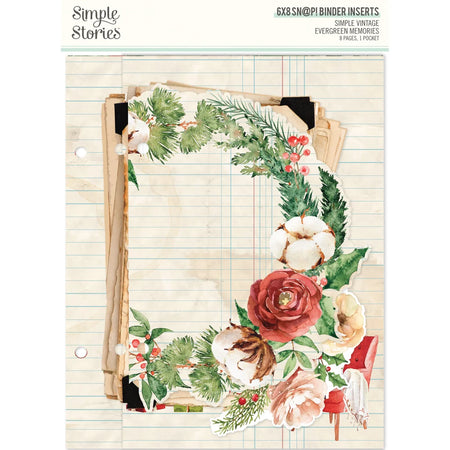 Simple Stories Simple Vintage Evergreen Memories - Sn@p! 6x8 Divider Binder Inserts