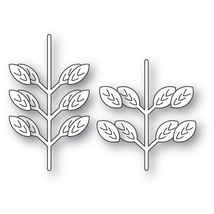 Poppystamps Die - Nordic Leafy Stems