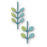 Poppystamps Die - Nordic Leafy Stems