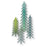 Poppystamps Die - Trimmed Trees