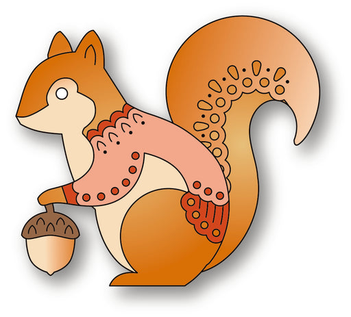 Poppystamps Die - Nordic Acorn Squirrel