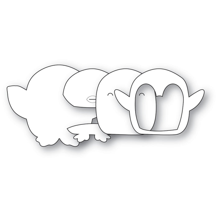 Poppystamps Die - Snow Angel Penguin