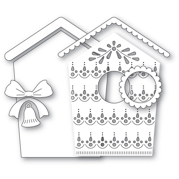 Poppystamps Die - Nordic Birdhouse