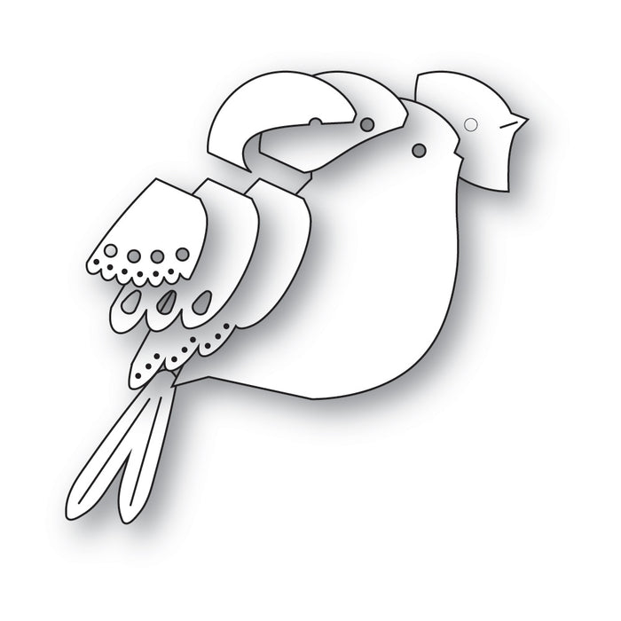 Poppystamps Die - Nordic Valley Bird