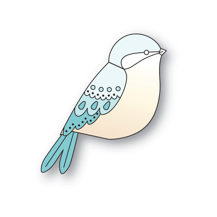 Poppystamps Die - Nordic Valley Bird