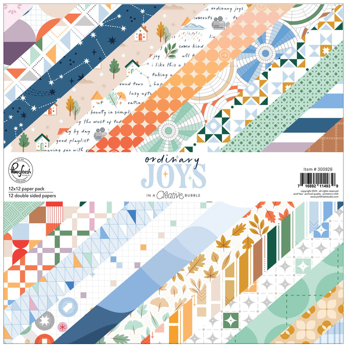 Pinkfresh Studio Ordinary Joys - 12x12 Paper Pack