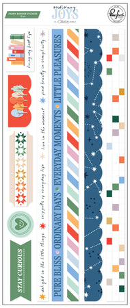 Pinkfresh Studio Ordinary Joys - Fabric Border Stickers