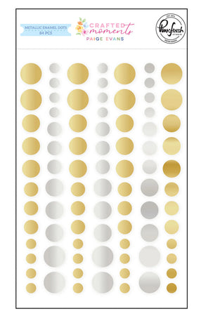 Pinkfresh Studio Crafted Moments by Paige Evans - Metallic Enamel Dots