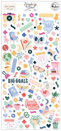 Pinkfresh Studio Fresh Start - Puffy Stickers