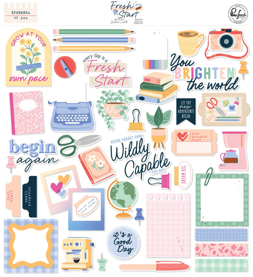 Pinkfresh Studio Fresh Start - Ephemera