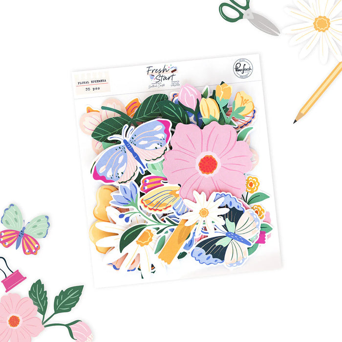 Pinkfresh Studio Fresh Start - Floral Ephemera