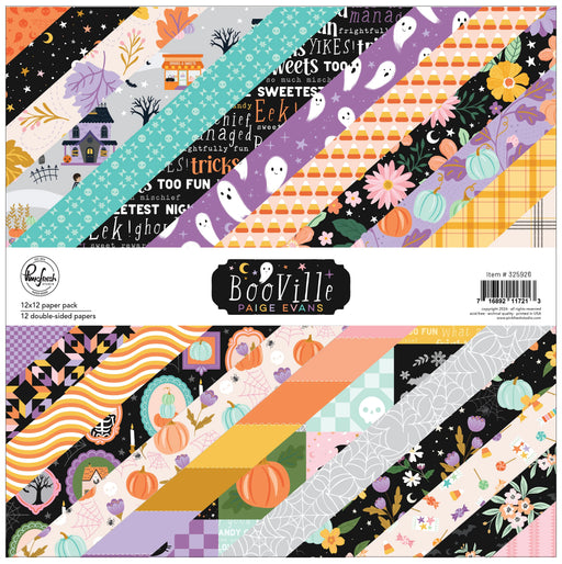 Pinkfresh Studio BooVille by Paige Evans - 12x12 Paper Pack
