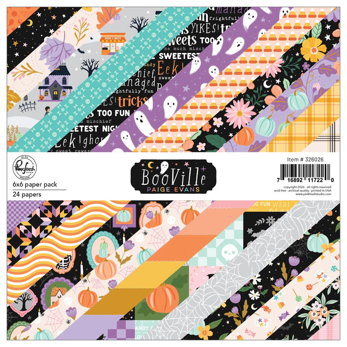 Pinkfresh Studio BooVille  by Paige Evans - 6x6 Pad