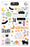 Pinkfresh Studio BooVille by Paige Evans - Puffy Stickers