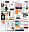 Pinkfresh Studio BooVille by Paige Evans - Cardstock Stickers