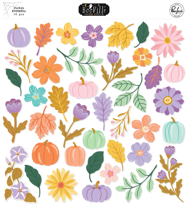 Pinkfresh Studio BooVille by Paige Evans - Floral Ephemera