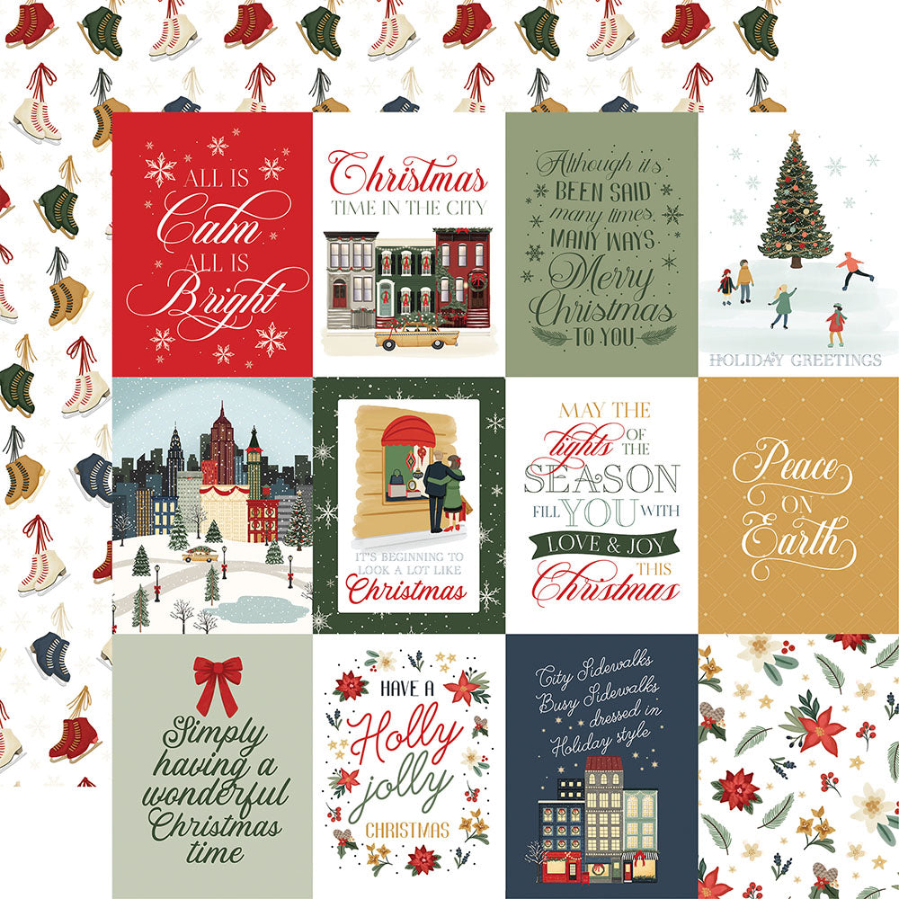 Carta Bella Christmas In The City - 3x4 Journaling Cards