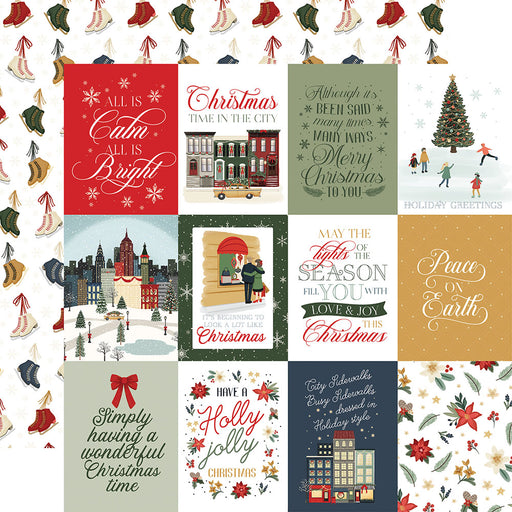 Carta Bella Christmas In The City - 3x4 Journaling Cards