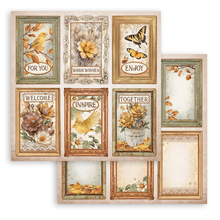 Stamperia Golden Harmony - 4x6 Cards