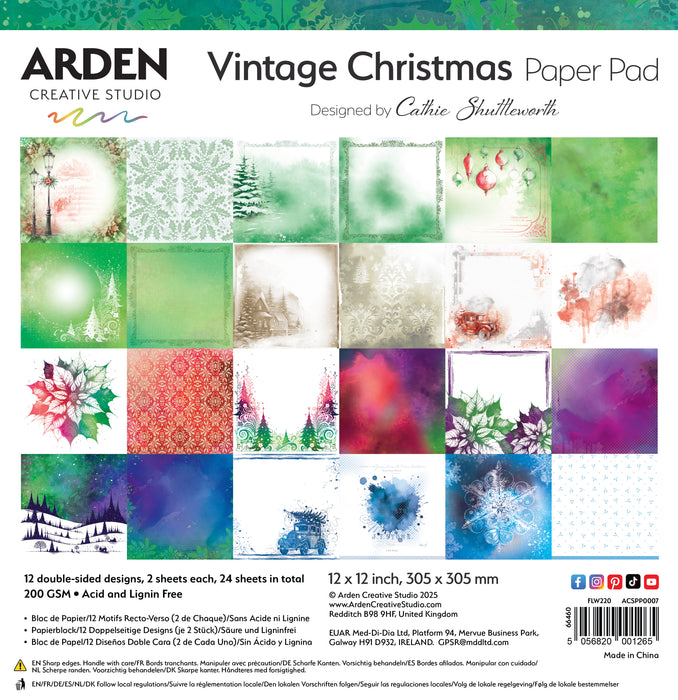 Arden Creative Studio Vintage Christmas - 12x12 Collection Kit
