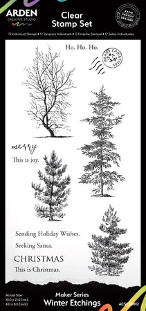 Arden Creative Studio Season Of Joy - Winter Etchings Stamps