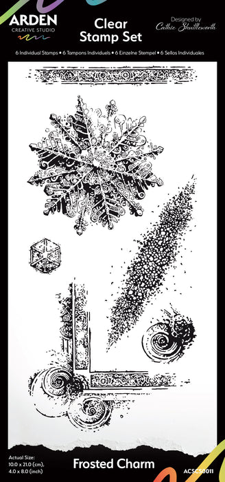 Arden Creative Studio Vintage Christmas - Frosted Charm Stamps