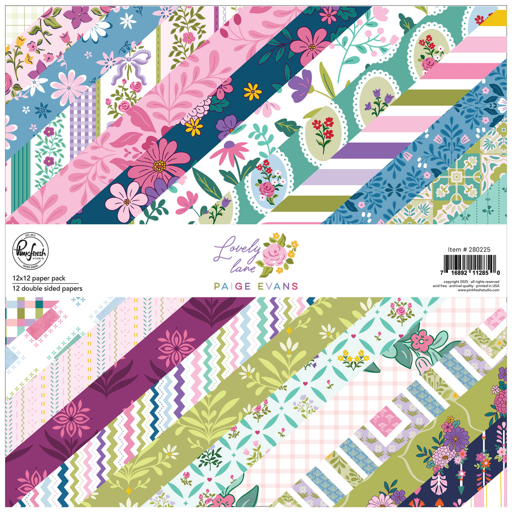 Pinkfresh Studio Lovely Lane by Paige Evans - 12x12 Paper Pack