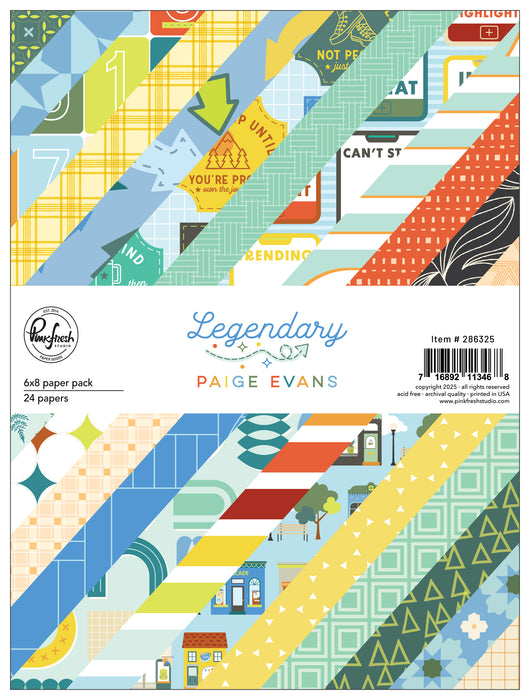 Pinkfresh Studio Legendary by Paige Evans - 6x8 Pad
