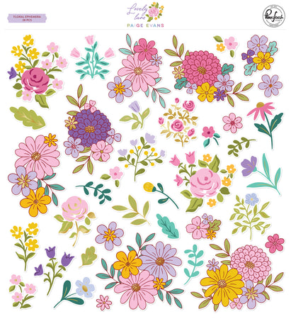 Pinkfresh Studio Lovely Lane by Paige Evans - Floral Ephemera