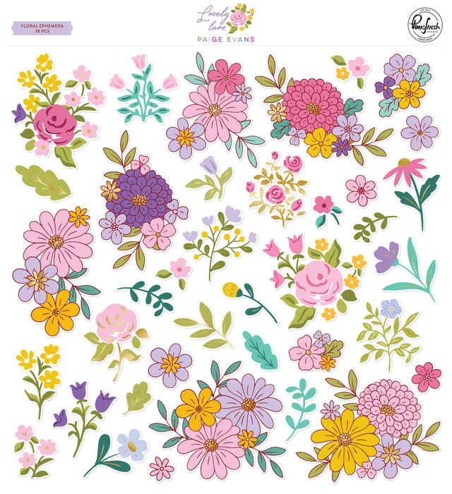 Pinkfresh Studio Lovely Lane by Paige Evans - Floral Ephemera