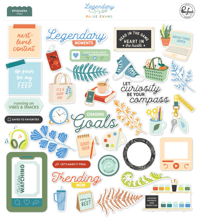 Pinkfresh Studio Legendary by Paige Evans - Ephemera