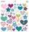 Pinkfresh Studio Lovely Lane by Paige Evans - Hearts & Stars Ephemera