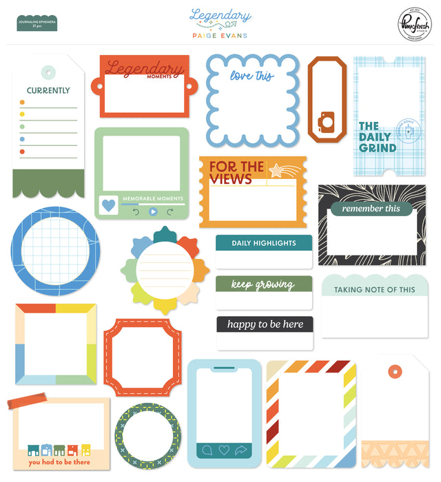 Pinkfresh Studio Legendary by Paige Evans - Journaling Ephemera