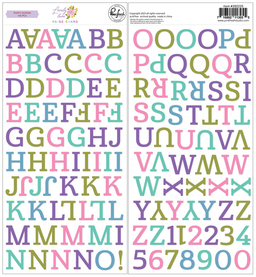 Pinkfresh Studio Lovely Lane by Paige Evans - Puffy Alphas