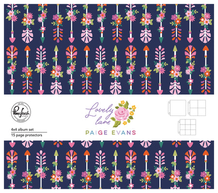 Pinkfresh Studio Lovely Lane by Paige Evans - 4x4 Album