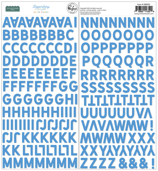 Pinkfresh Studio Legendary by Paige Evans - Puffy Alphas