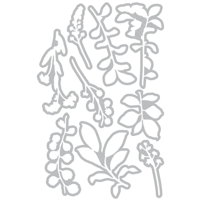 Sizzix Framelits Dies - 49 & Market Fine Stems 02