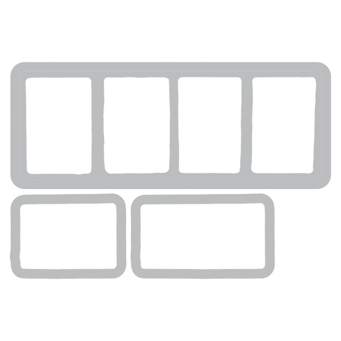 Sizzix Framelits Dies With Stamps - 49 & Market Painted Palettes