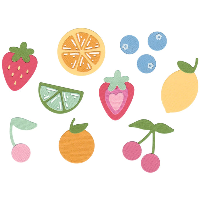 Sizzix Thinlits Die - Fruit Doodles