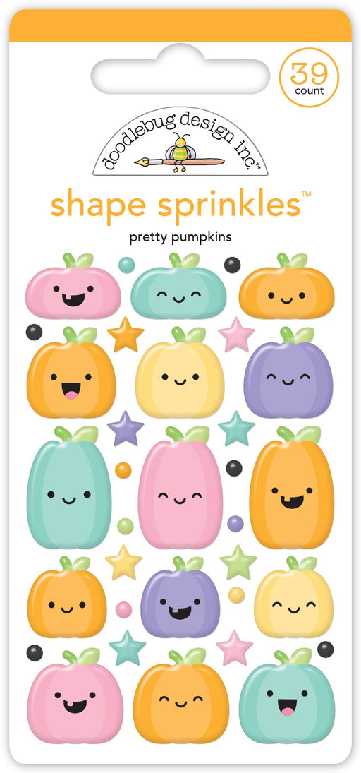 Doodlebug Design Sweet & Spooky - Pretty Pumpkins Shape Sprinkles