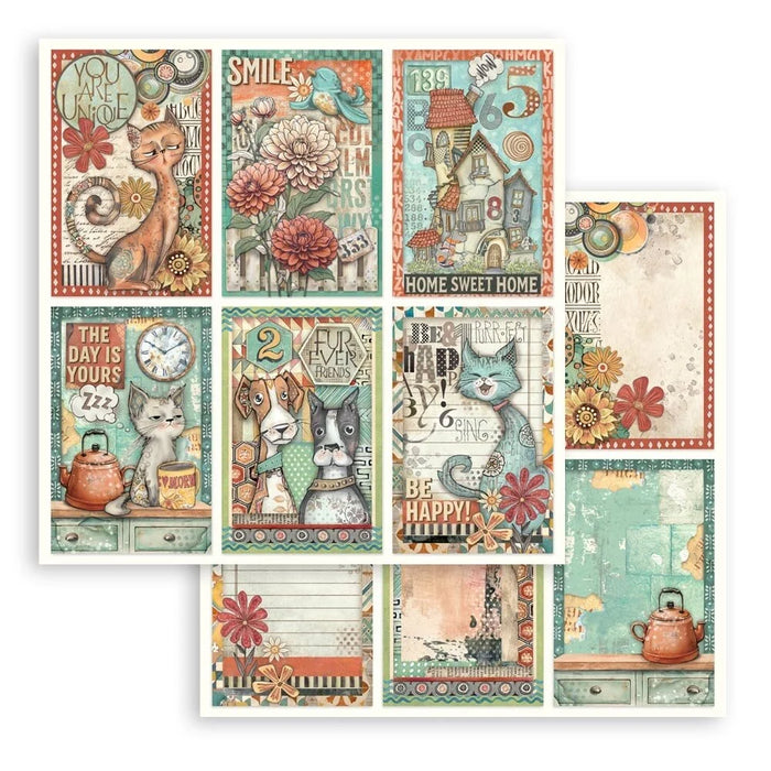 Stamperia Furry Friends - 6 Cards