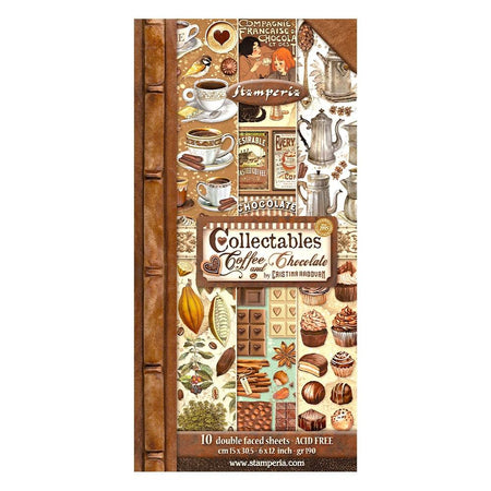 Stamperia Coffee and Chocolate - 6x12 Paper Pack