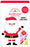 Doodlebug Design Oh What Fun! - Hello Santa Doodle-Pops Dimensional Sticker