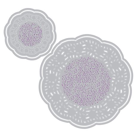 Sizzix Thinlits Die Set by 49 & Market - Doily Duo