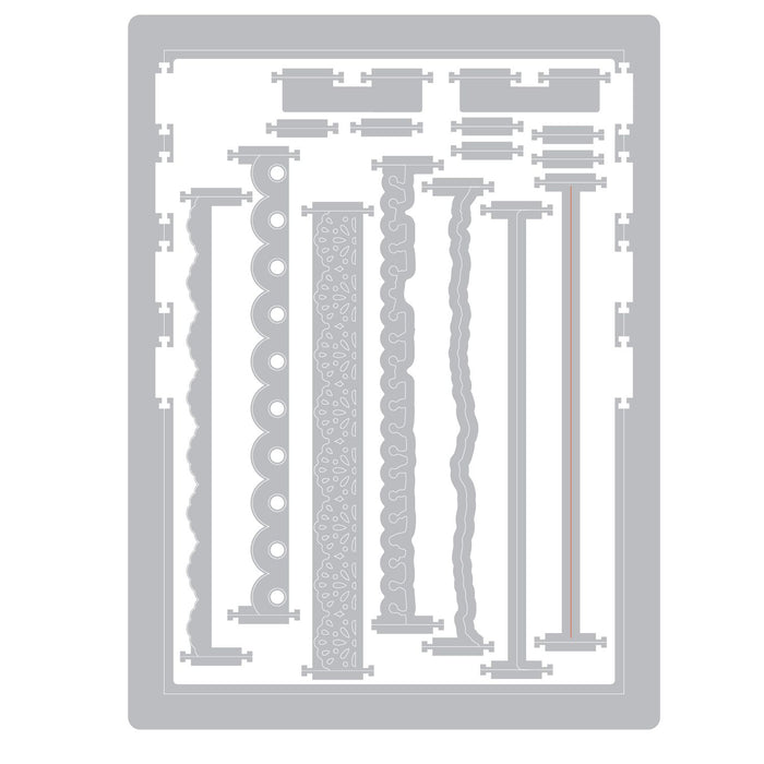 Sizzix Thinlits Die Set by 49 & Market - Snap And Swap Journal Set