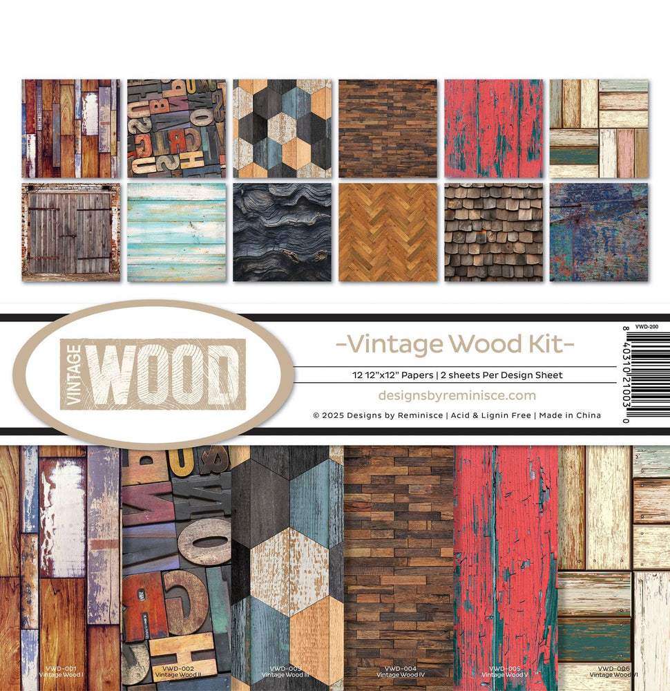 Reminisce Vintage Wood - Collection Kit